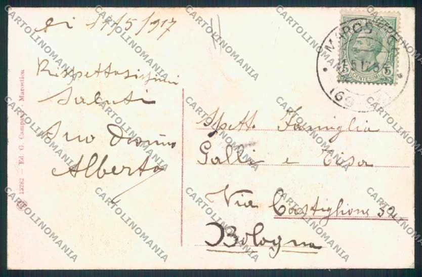Vicenza Marostica cartolina MV0903 – retro