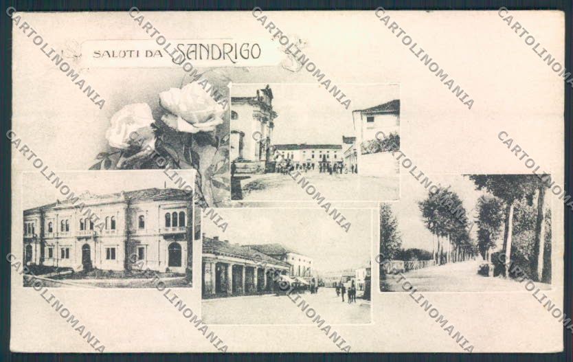 Vicenza Sandrigo cartolina MV0927 – fronte
