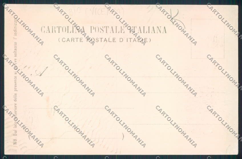 Vicenza Staro cartolina MV0938 – retro