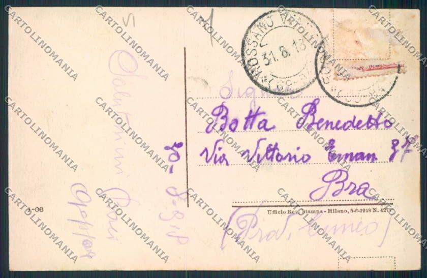 Vicenza Rossano Veneto cartolina MV0947 – retro