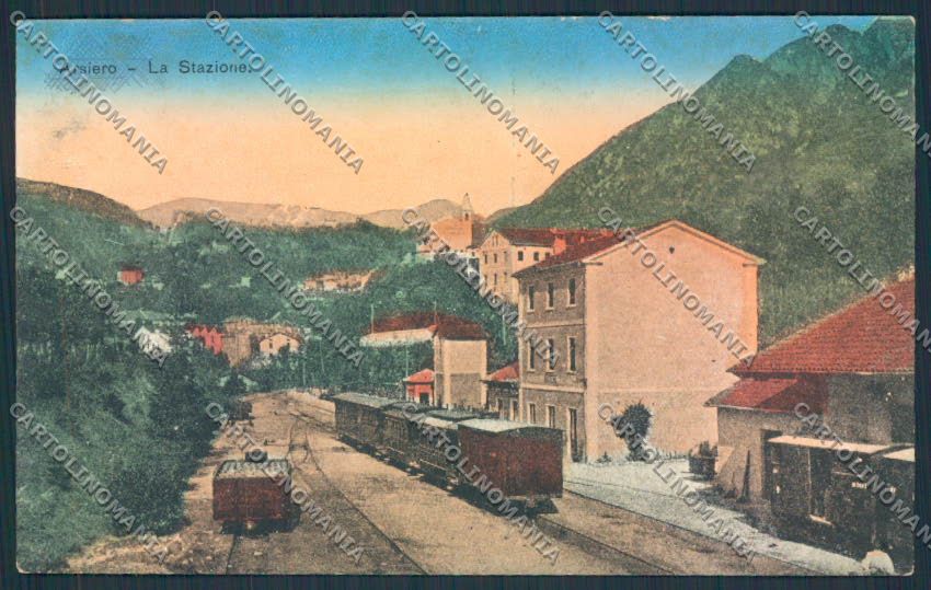 Vicenza Arsiero Stazione Treno cartolina MV0949 – fronte