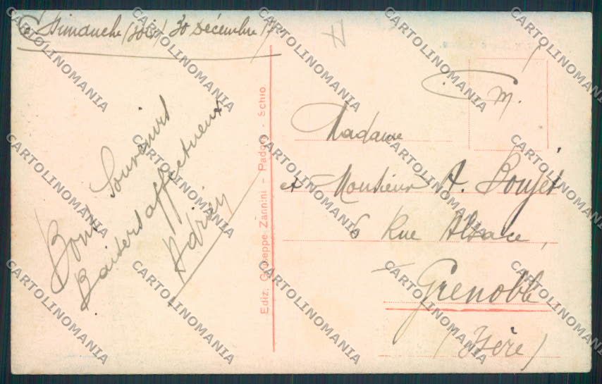 Vicenza Arsiero Stazione Treno cartolina MV0949 – retro