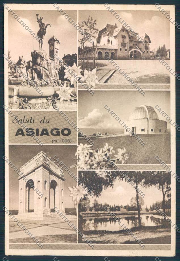 Vicenza Asiago Saluti da FG cartolina MV0974 – fronte