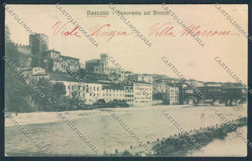 Vicenza Bassano cartolina MV0976 – fronte