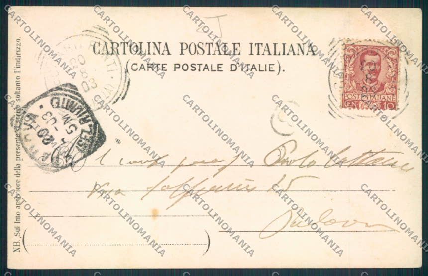 Vicenza Recoaro cartolina MV1035 – retro