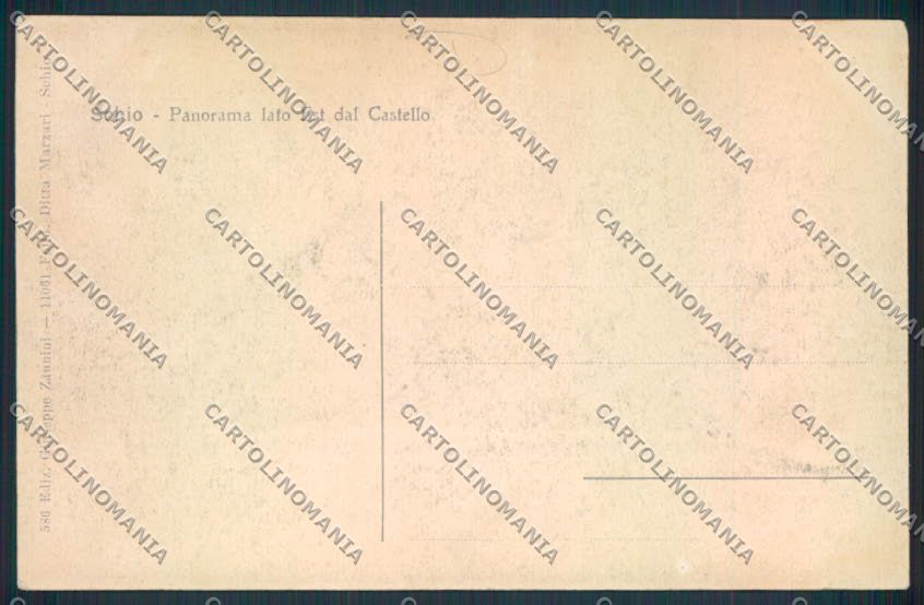 Vicenza Schio cartolina MV1054 – retro
