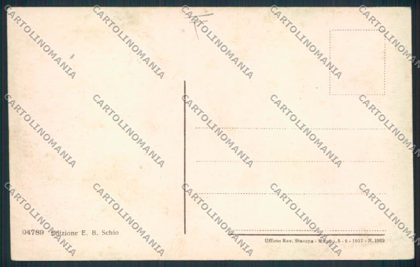 Vicenza Schio cartolina MV1060 – retro
