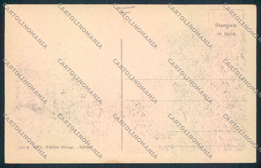 Vicenza Schio cartolina MV1061 – retro