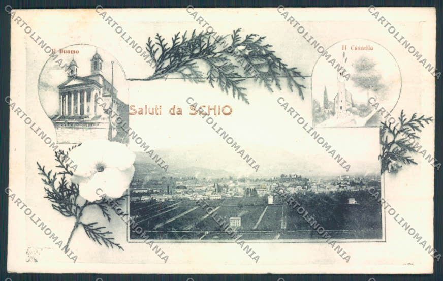 Vicenza Schio Saluti da cartolina MV1068 – fronte