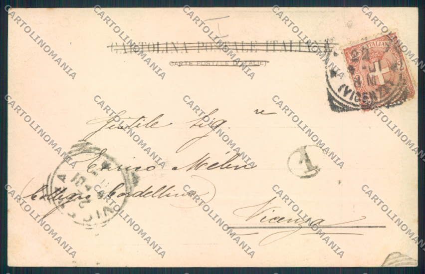 Vicenza Schio cartolina MV1069 – retro