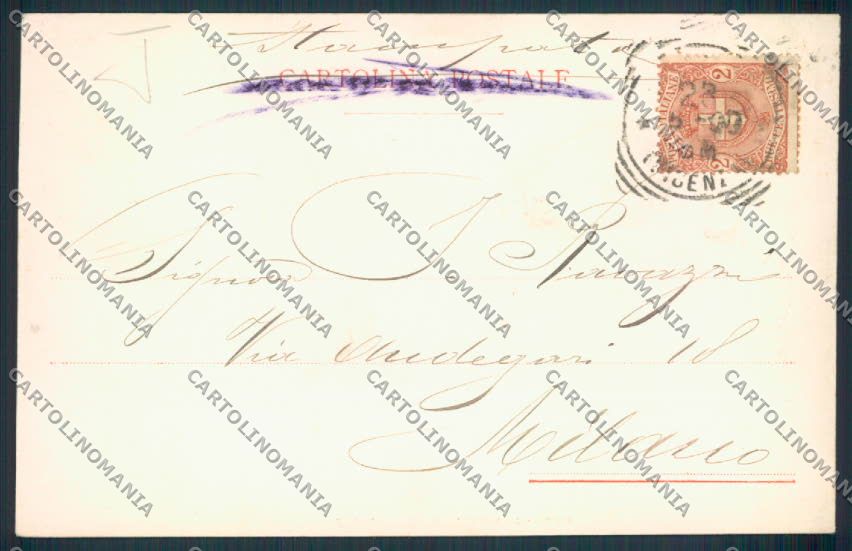 Vicenza Schio cartolina MV1079 – retro