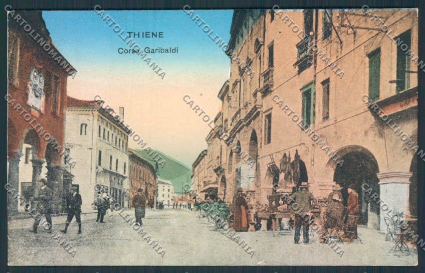 Vicenza Thiene Mercato cartolina MV1100 – fronte