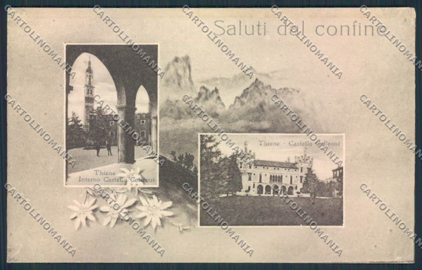 Vicenza Thiene SCOLLATA cartolina MV1101 – fronte