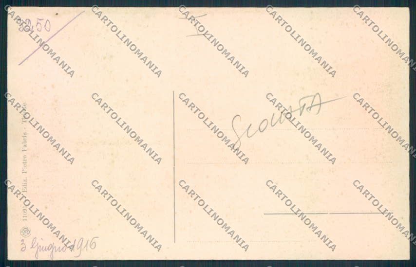 Vicenza Thiene SCOLLATA cartolina MV1101 – retro
