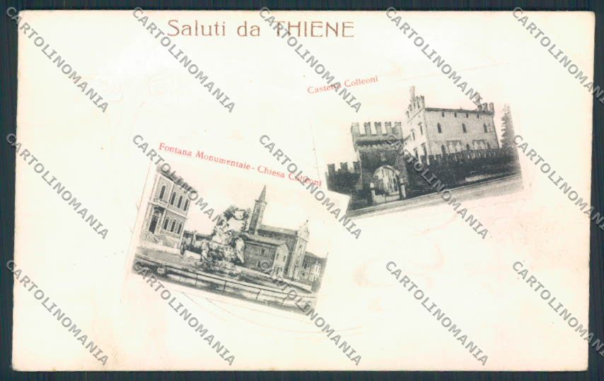 Vicenza Thiene Saluti da cartolina MV1103 – fronte
