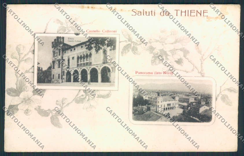 Vicenza Thiene Saluti da cartolina MV1104 – fronte