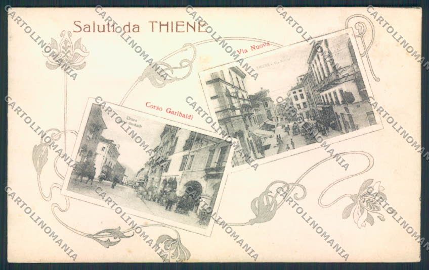 Vicenza Thiene Saluti da cartolina MV1108 – fronte