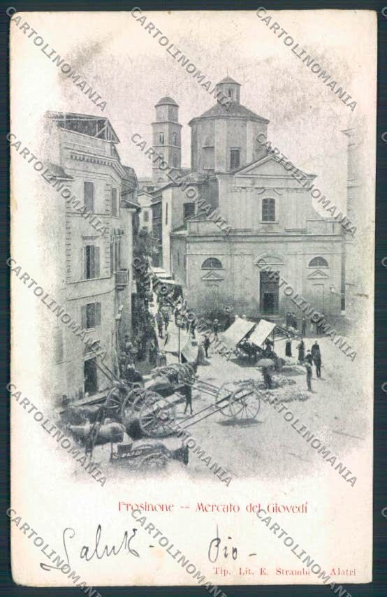 Frosinone Mercato cartolina MV1135 – fronte
