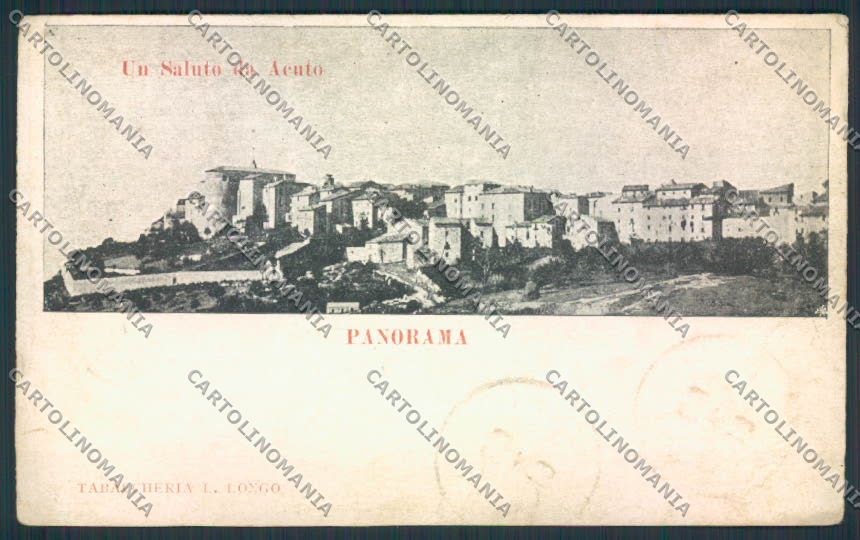 Frosinone Acuto cartolina MV1144 – fronte
