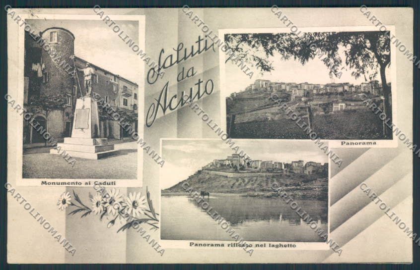 Frosinone Acuto Saluti da cartolina MV1193 – fronte