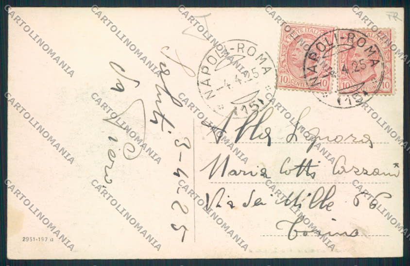 Frosinone Roccasecca Saluti da cartolina MV1196 – retro