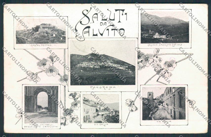 Frosinone Alvito Saluti da cartolina MV1207 – fronte