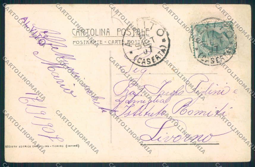 Frosinone Alvito Saluti da cartolina MV1207 – retro