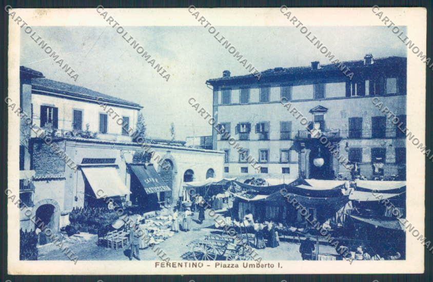 Frosinone Ferentino Mercato cartolina MV1221 – fronte