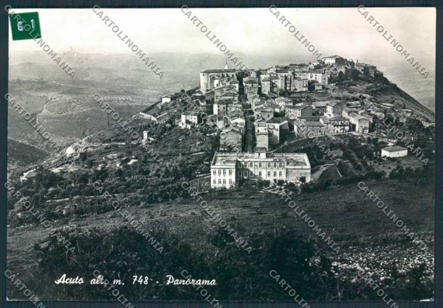 Frosinone Acuto ADESIVO Foto FG cartolina MV1227 – fronte