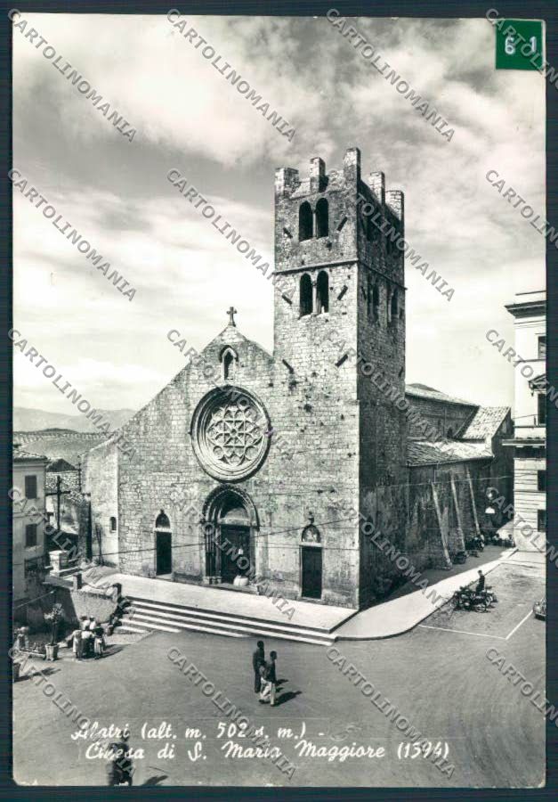 Frosinone Alatri ADESIVO Foto FG cartolina MV1228 – fronte