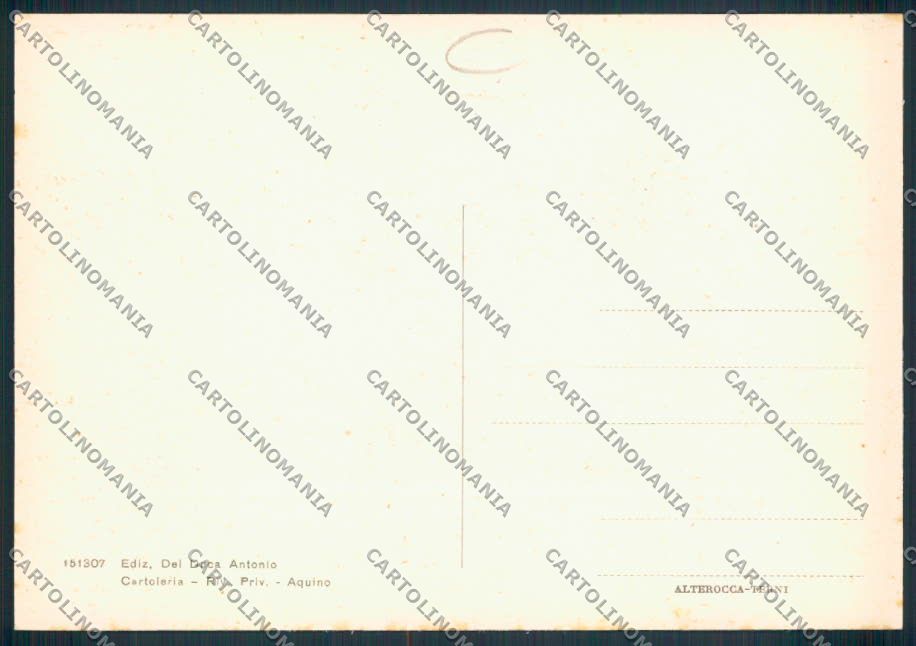 Frosinone Aquino FG cartolina MV1233 – retro
