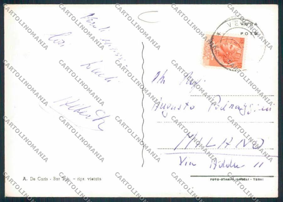 Frosinone Veroli ADESIVO Foto FG cartolina MV1234 – retro