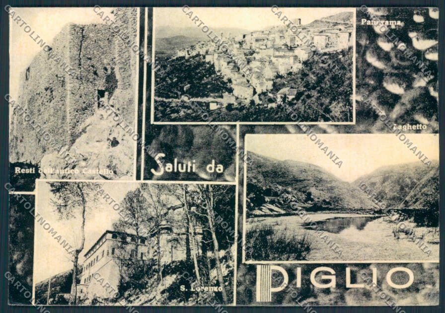 Frosinone Piglio FG cartolina MV1235 – fronte