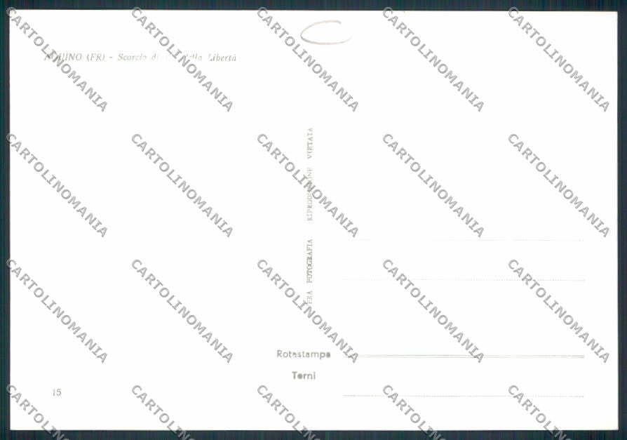 Frosinone Aquino Foto FG cartolina MV1243 – retro