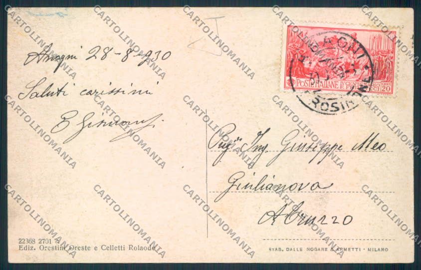 Frosinone Anagni cartolina MV1266 – retro
