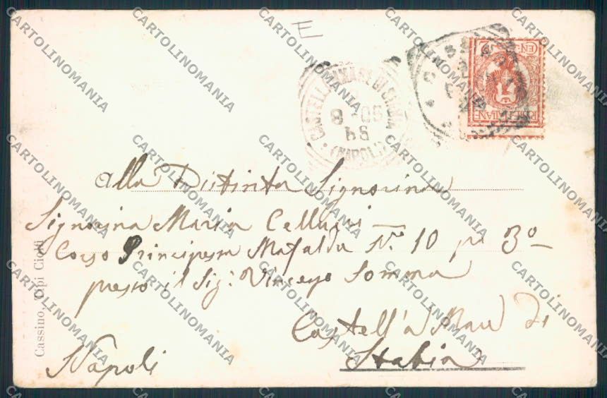 Frosinone Cassino cartolina MV1282 – retro