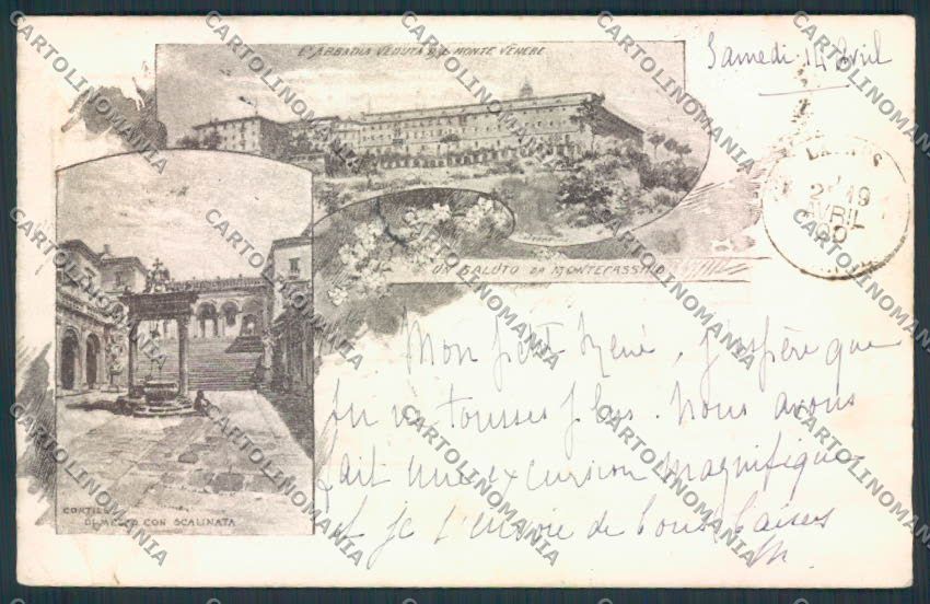 Frosinone Cassino cartolina MV1293 – fronte