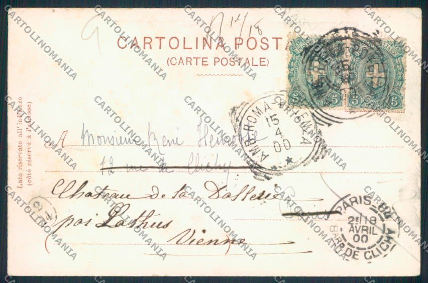 Frosinone Cassino cartolina MV1293 – retro