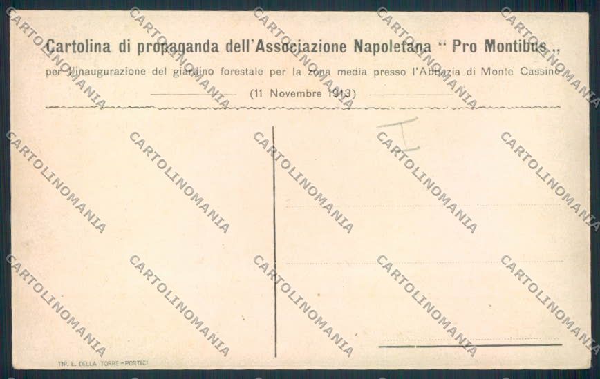 Frosinone Cassino cartolina MV1298 – retro