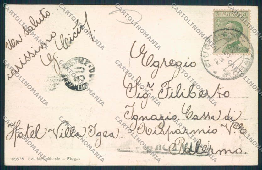 Frosinone Fiuggi cartolina MV1310 – retro