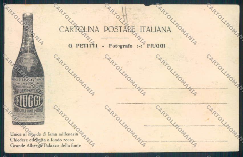 Frosinone Fiuggi Fotocartolina MV1329 – retro
