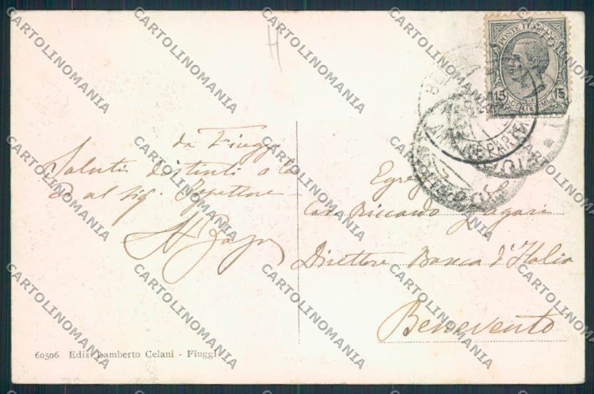 Frosinone Fiuggi cartolina MV1335 – retro