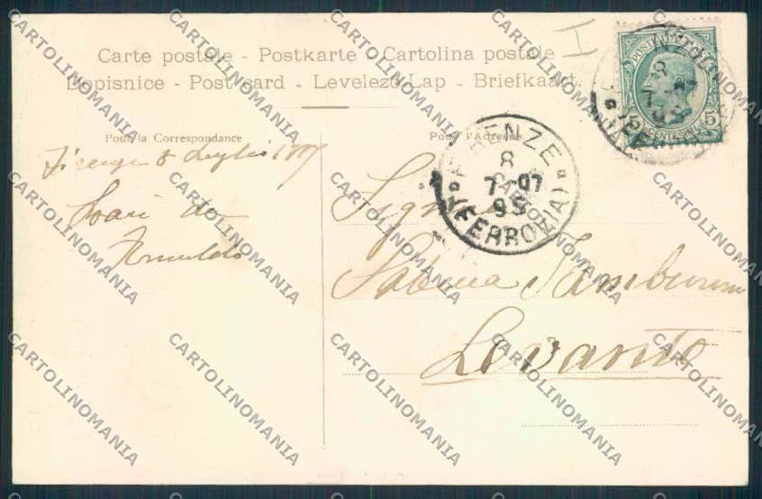 Frosinone Fiuggi cartolina MV1343 – retro