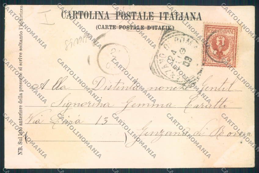 Frosinone Fiuggi STRAPPO cartolina MV1345 – retro