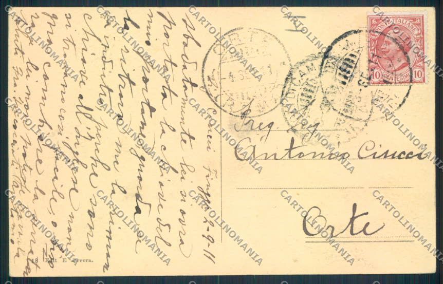 Frosinone Fiuggi cartolina MV1347 – retro