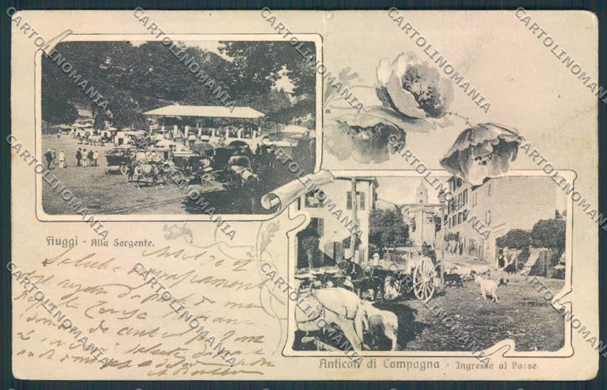 Frosinone Fiuggi RIPARATA cartolina MV1352 – fronte