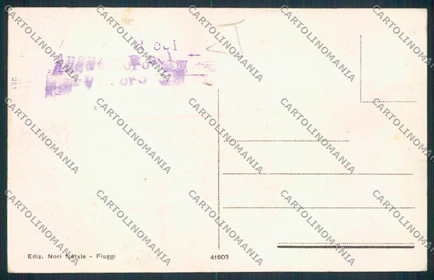 Frosinone Fiuggi Tram cartolina MV1362 – retro