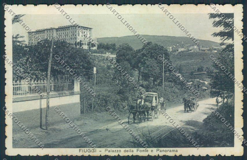 Frosinone Fiuggi PIEGHINE cartolina MV1367 – fronte
