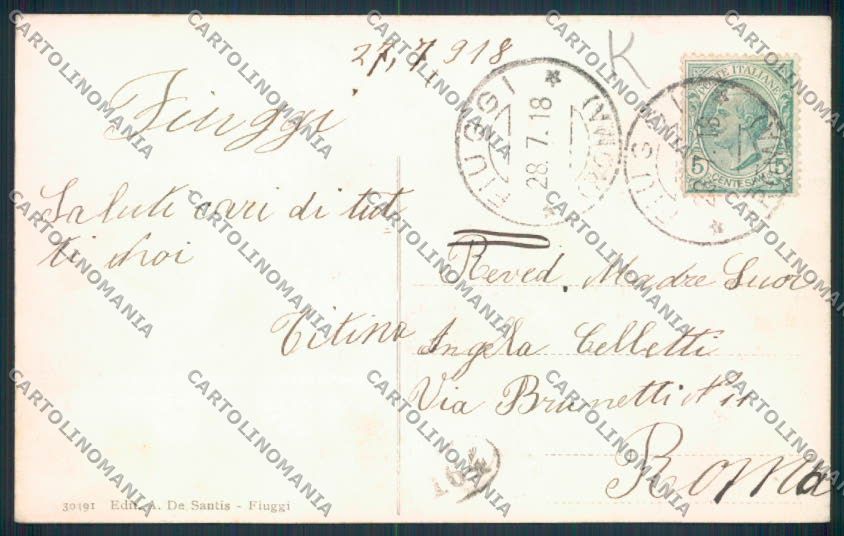 Frosinone Fiuggi Banda Musicale cartolina MV1370 – retro