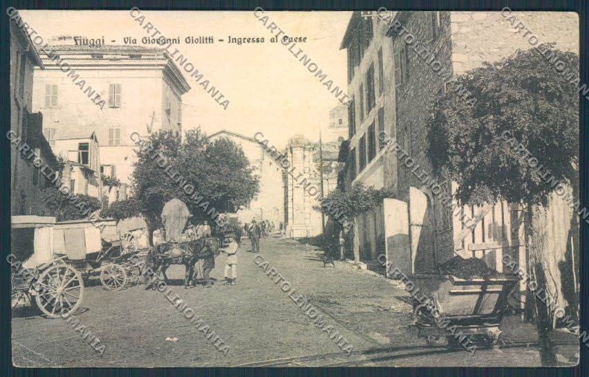Frosinone Fiuggi PIEGHINE cartolina MV1373 – fronte